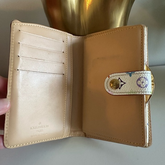 Louis Vuitton Multicolor Porte Monnaie Billets Viennois wallet Authentic - Picture 5 of 9